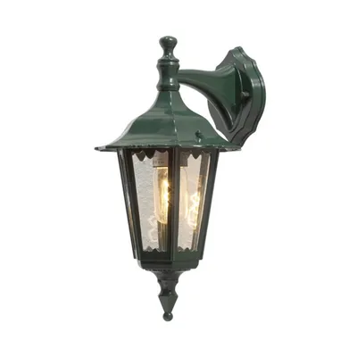 Immagine prodotto di Applique Konstsmide Firenze in alluminio laccato verde con vetro trasparente