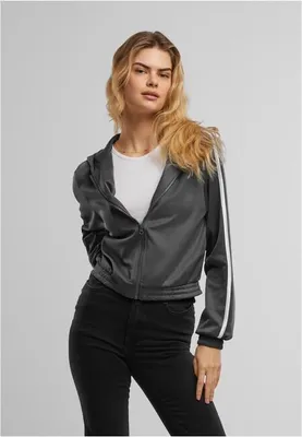 Produktbild von Damen Trainingsjacke Urban Classics, Kurzmodell, Farbe: magnet, Größe: XXL