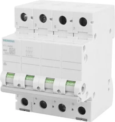 Immagine prodotto di Sezionatore modulare 40A 4P 400V 5TL1440-0
