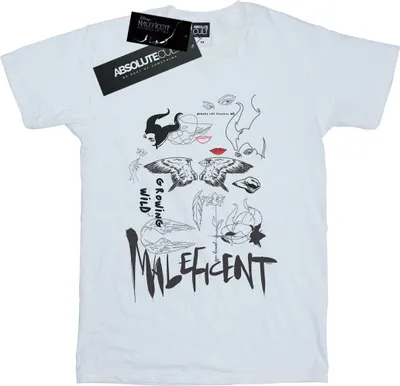 Produktbild von Disney - "Mistress Of Evil Growing Wild" T-Shirt für Damen BI35375 (M) (Weiß)