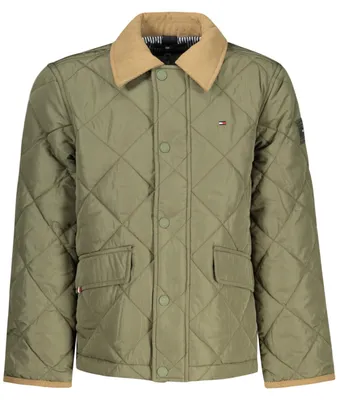 Produktbild von Kinderjacke Grün mit Stickerei, Taschen & Reißverschluss – Stilvoll & Praktisch