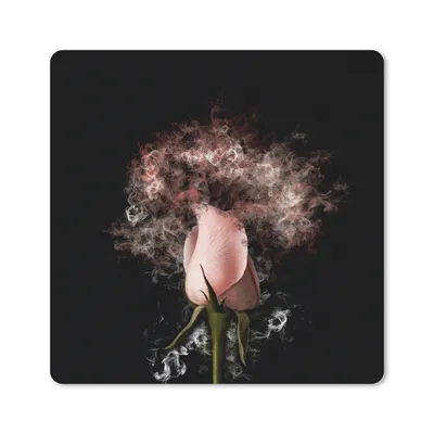 Produktbild von MuchoWow® Mauspad Mousepad Rosen - Blumen - Rosa 30x30 cm - Mousepads - Maus Mat - Pad - Mausunterlage - Gaming