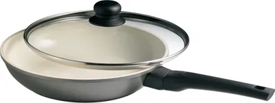 Produktbild von ROHE Germany Aluminium-Schmorpfanne Visiona, 28 cm, mit Keramikbeschichtung, mit Glasdeckel