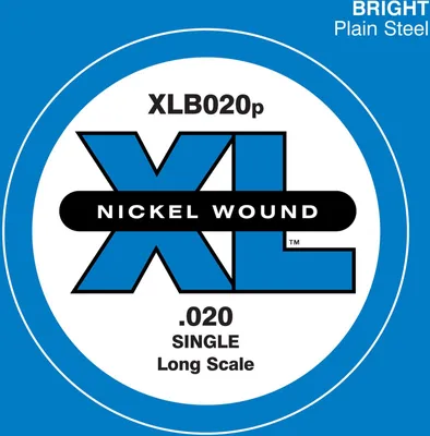 Produktbild von D'Addario XLB020P Einzelsaite für E-Bass
