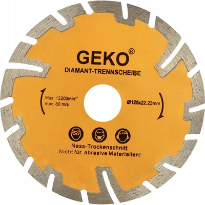 Immagine prodotto di Disco diamantato 125x22,2 mm Clinker, marmo, piastrelle, mattoni, granito