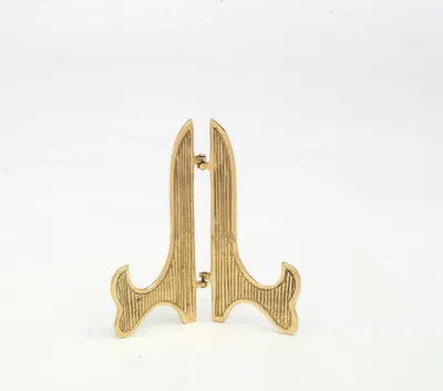 Produktbild von Buchhalter, Tellerständer Messing Gold Höhe 12 cm