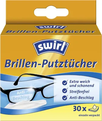 Produktbild von swirl Brillen Putztücher 30er Großpackung