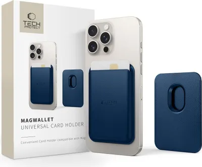 Obrázok produktu pre Tech-Protect Magwallet Magsafe Univerzálne magnetické puzdro na karty námornícka modrá