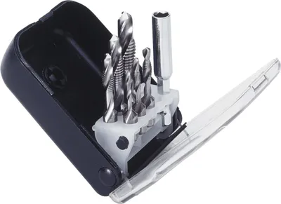 Produktbild von Exact Gewindebohrer Bit-Satz ClipSet A SGE-Bits HSSG M3-M10 Sechskant