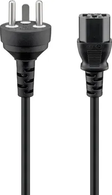Obrázok produktu pre Goobay 95732, 2 m, Zástrčka typu K, IEC C13, H05VV-F3G, 250 V