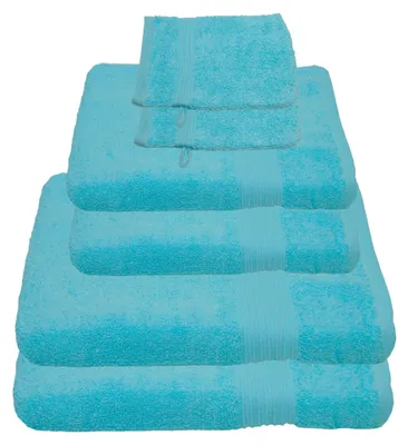 Produktbild von Julie Julsen Handtuch Set Babyblau,Set:6 tlg. 2 Bade- 2 Handtücher + gratis 2 Waschhand..