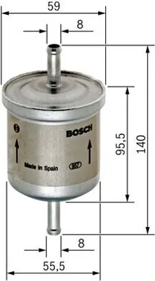 Produktbild von Bosch Kraftstofffilter 0 450 905 002