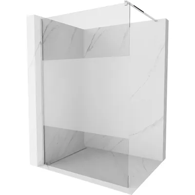 Obrázek produktu pro Mexen Kioto sprchová zástěna 110 x 200 cm, Průhledné/Vzor jinovatky 8 mm, Chromovaná - 800-110-101-01-35