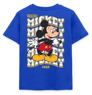 Produktbild von Mickey & Minnie Mickey Mouse Original 1928 Kinder T-Shirt, 122/128 (7-8 Jahre), Royalblau