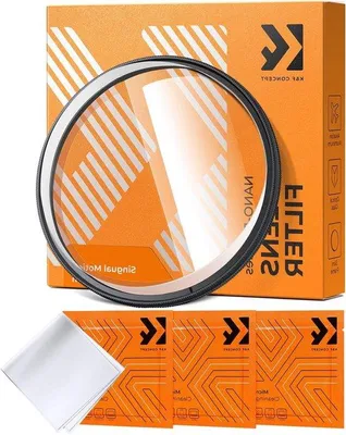 Productafbeelding van Medium Linear Prism Filter 58mm - Special Effect Prisma van Optisch Glas met 3 Reinigingsdoeken voor Creatieve Fotografie