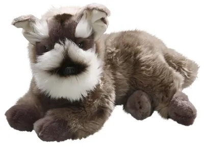 Produktbild von Carl Dick Schnauzer Terrier liegend ca. 35cm 3228 Kuscheltier, Plüschtier, Stofftier