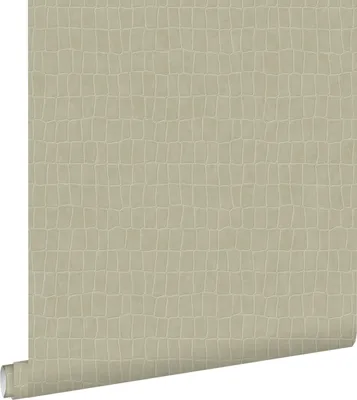 Immagine prodotto di ESTAhome carta da parati pelle di coccodrillo marrone vecchio grigiastro 53 cm x 10.05 m