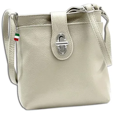 Image de Sac en cuir Florence Sac à bandoulière beige OTF828I