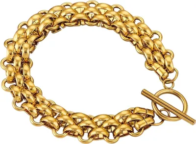 Produktbild von Elegantes Damenarmband ES-38454 in Gold KP38454