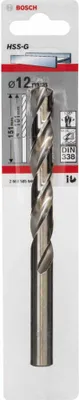 Produktbild von Metallbohrer HSS-G, DIN 338, 12 x 101 x 151 mm, 1er-Pack