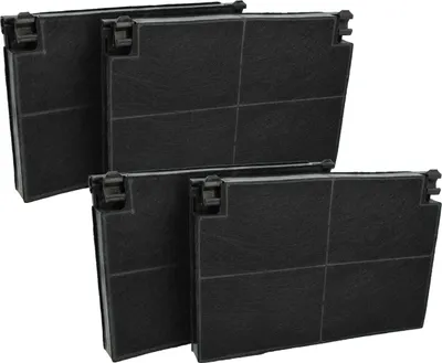 Produktbild von vhbw 4x Aktivkohlefilter Ersatz für Roblin AZD3116, FK139, EFF55, 5403002, GZD3116 für Dunstabzugshaube