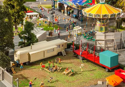 Produktbild von Faller 140480 Kirmeswagen-Set I