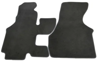 Velours Fußmatten Set für VW T4 Transporter, Bj. 1990-2003, 2-teilig, schwarz