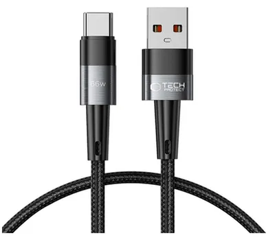 Produktbild von Tech-Protect 9490713934128, 0,25 m, USB A, USB C, 0,48 Gbit/s, Grau
