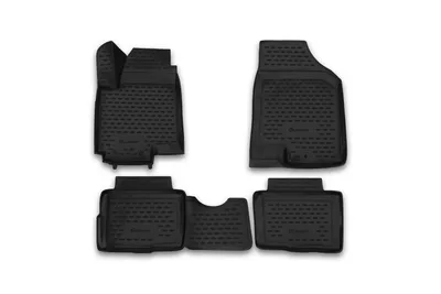 Produktbild von ELEMENT Gummi-Fußmatten 3D kompatible mit KIA Soul, 2008-2014, 4 tlg.