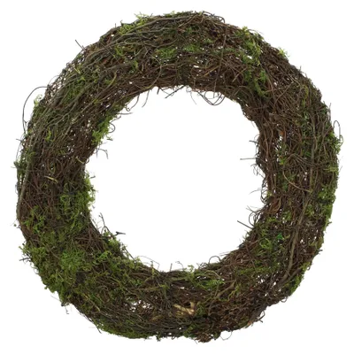 Image de Omgoods - Couronne décorative en branches naturelles, 40 cm