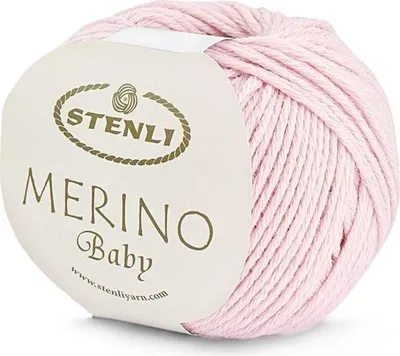 Obrázek produktu pro Dětská příze Stenli Merino - pastelově růžová, měkká, tepelně izolační, ideální pro alergiky