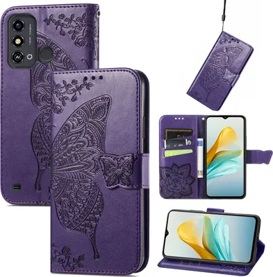 Immagine prodotto di Per ZTE Blade A53 Custodia a libro in Pelle finta  Custodia con motivo 6 Custodia protettiva