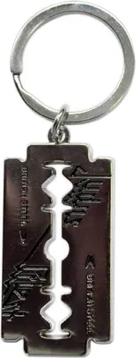 Obrázek produktu pro Judas Priest British Steel Razor Blade Klíčenka