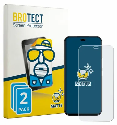 Produktbild von 2x BROTECT Schutzfolie für Honor 400 Pro Displayschutz Displayschutzfolie Folie Matt Entspiegelungsfolie