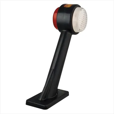 Image de Feu de gabarit 12/24V rouge/blanc/ambre 166x193mm LED droite