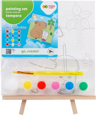 Immagine prodotto di Set di pittura con cavalletto Happy Color capibara