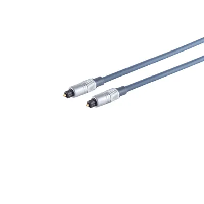 Zdjęcie produktu dla S/CONN 69006-1.0MHQ, Toslink, Męska, Toslink, Męska, 1 m, Czarny