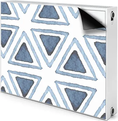 Produktbild von Magnet Radiator Magnet Mat Heizkörper Heizung Verkleidung Abdeckung 80x60 cm  - Dreiecke