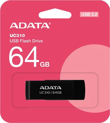 Immagine prodotto di Adata ADATA UC310 Unità flash USB 64 GB USB Type-A 3.2 Gen 1 (3.1 Gen 1) Nero