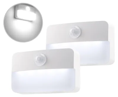 Obrázok produktu pre Nočná lampička s detektorom pohybu, 2 kusy LED osvetlenia do skrine
