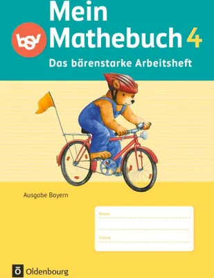 Produktbild von Mein Mathebuch 4. Jahrgangsstufe. Arbeitsheft mit Kartonbeilagen. Ausgabe B für Bayern
