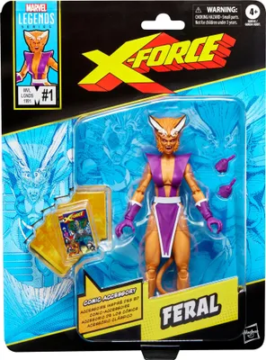 Zdjęcie produktu dla Marvel Legends Feral – figurka X-Force, 15 cm