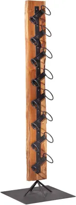 Produktbild von Weinregal EUPHORIA BARRACUDA 140cm für 8 Flaschen Massivholz Teak