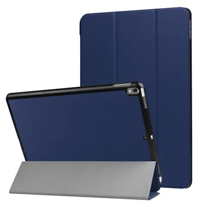 Produktbild von Mobigear Dreifach-Faltetui für iPad Pro 10,5 Zoll (2017) – Klapphülle – Dunkelblau