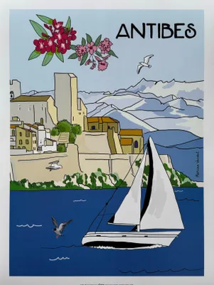 Immagine prodotto di Antibes - Marina Vandel - Poster 30x40 cm