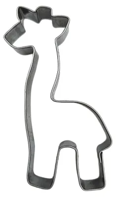 Produktbild von Keksa. Giraffe Edelstahl 65x38mm