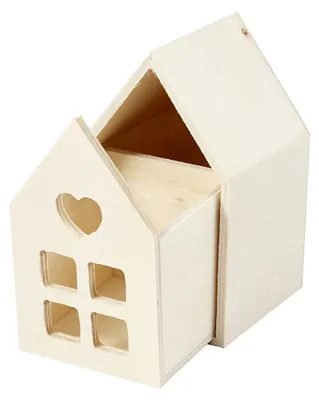 Produktbild von Creativ Company Holzhaus mit Schublade, 10,8 cm