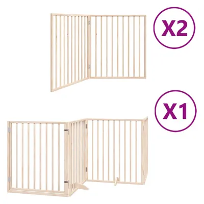 Immagine prodotto di Cancello per Cani Porta Pieghevole 8 Pannelli 640 cm in Pioppo