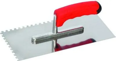 Image de truelle en acier inoxydable à 8 dents 280x130mm HQ