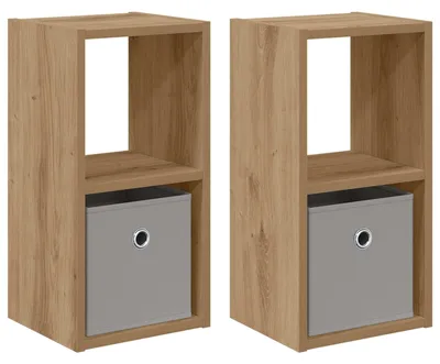 Immagine prodotto di Comodino 2 pcs Rovere artigianale 25,5 x 22 x 49,5 cm